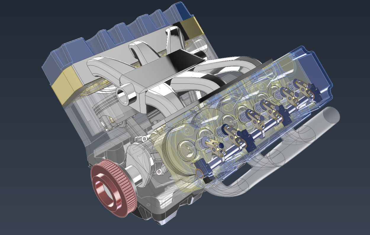 V6 Engine Model